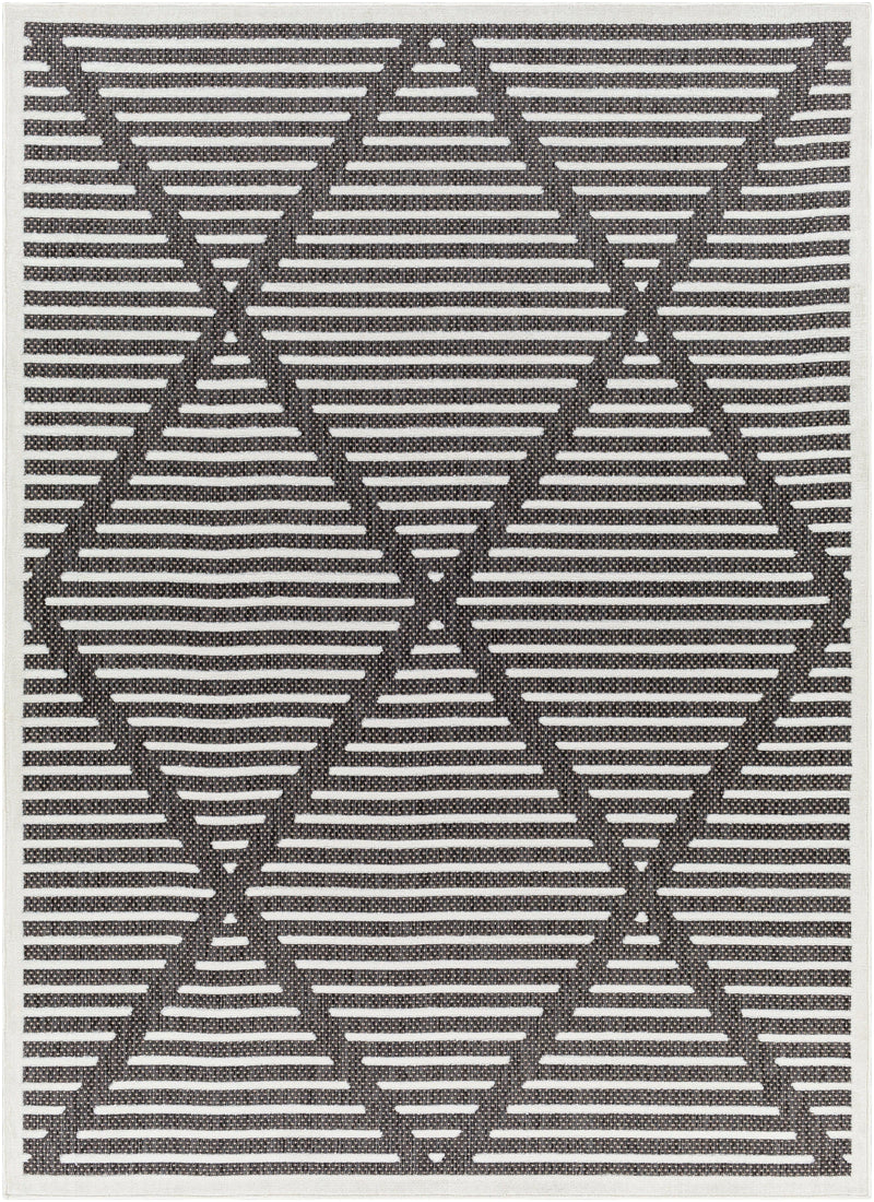 Rug San Diego Black & White Area Rug 