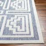 Rug San Diego Blue & White Area Rug 