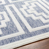 Rug San Diego Blue & White Area Rug 