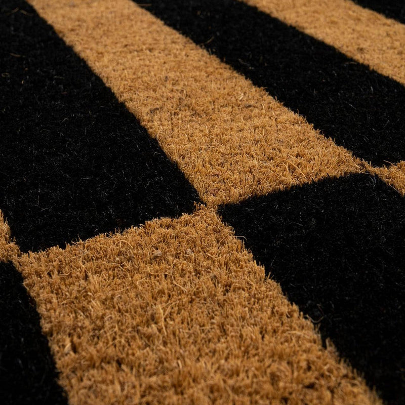  Alternating Stripes Coir Doormat 18x30 
