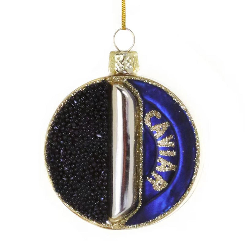 Holiday Ornaments Caviar Tin Ornament 