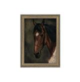 Wall Art Horse Portrait Framed Print // 8x10 