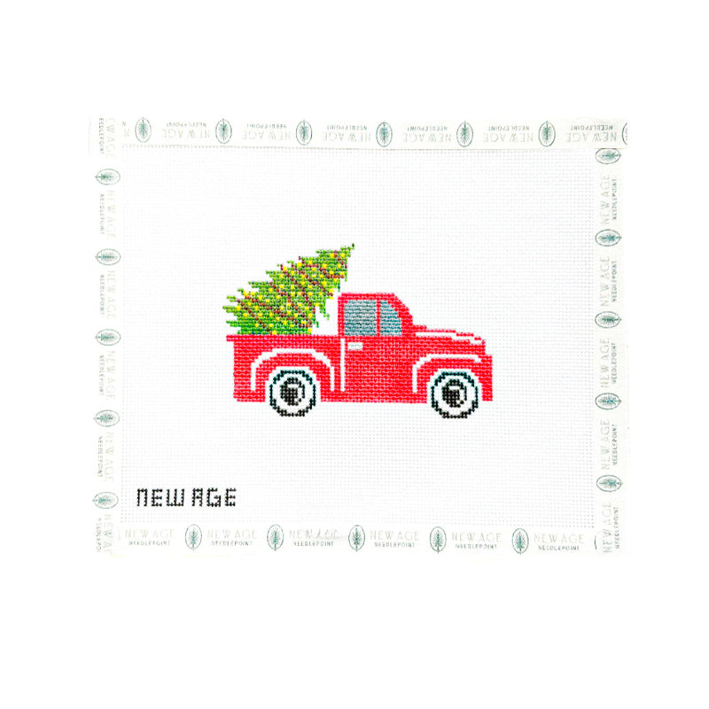 Christmas Truck Canvas