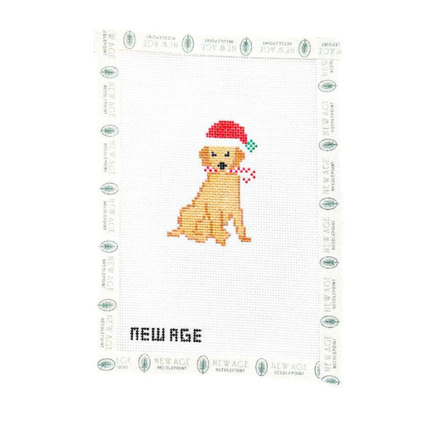 Lifestyle Christmas Golden Retriever Canvas 