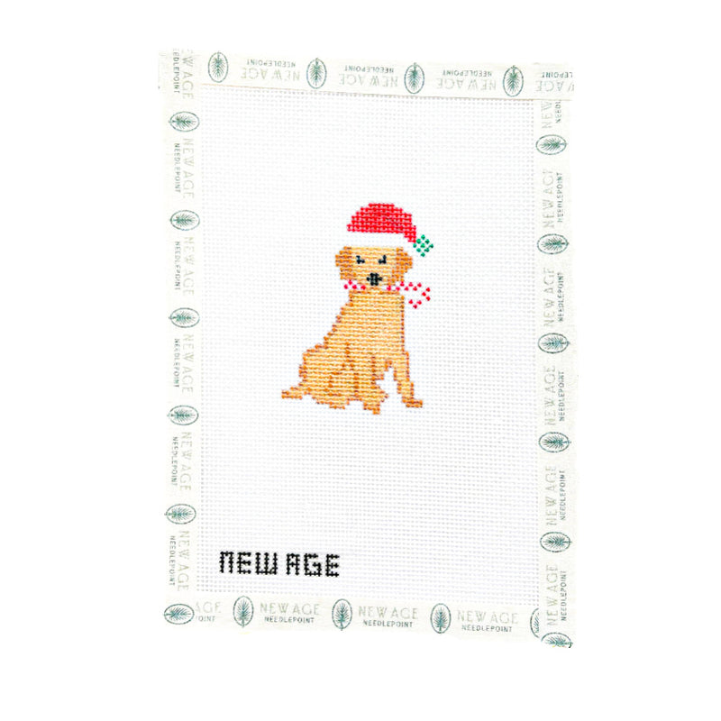Christmas Golden Retriever Canvas