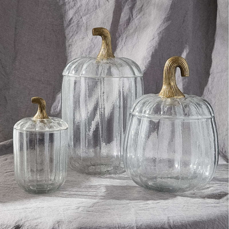 Seasonal & Holiday Decorations Translucent Pumpkin Terrarium 