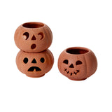 Grinning Pumpkins Votive Set of 3
