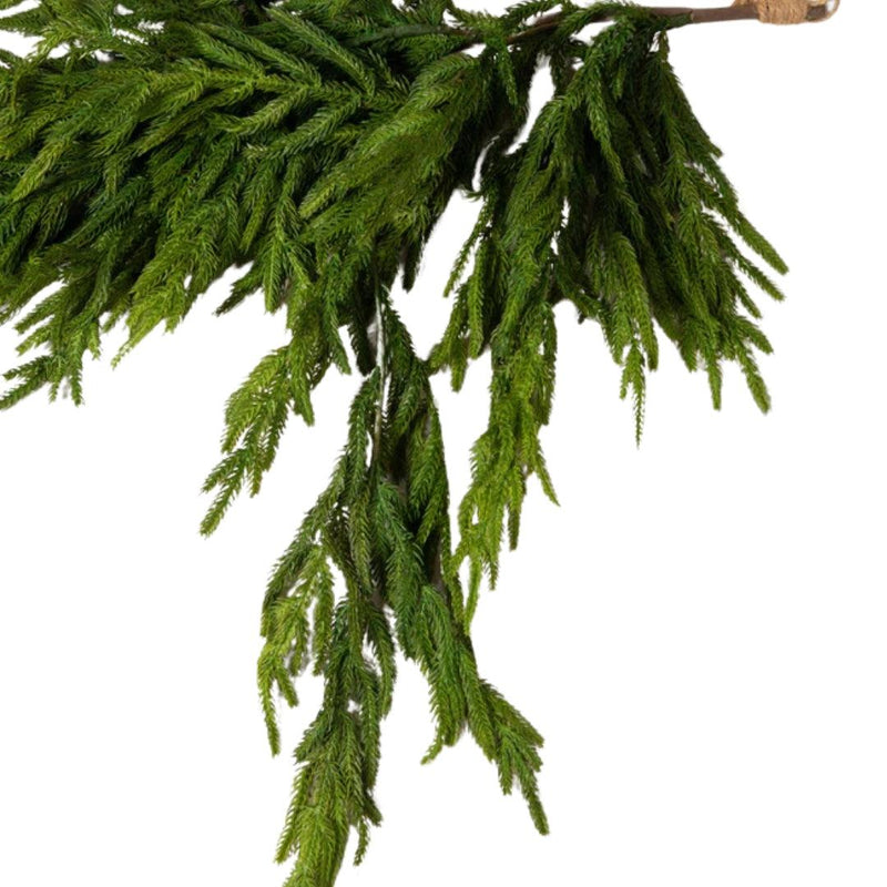 Seasonal & Holiday Decorations 40" REAL TOUCH NORFOLK PINE DRIPPING GARLAND 