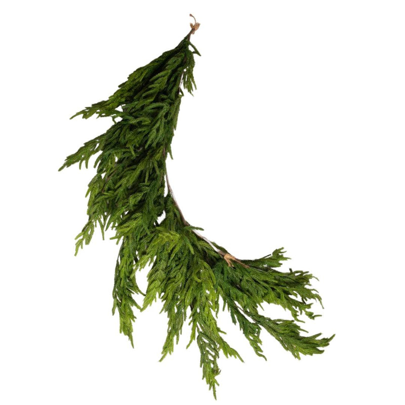 Seasonal & Holiday Decorations 40" REAL TOUCH NORFOLK PINE DRIPPING GARLAND 