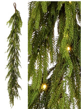 Seasonal & Holiday Decorations 60" LED Real Touch Norfolk Garland 