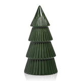 Seasonal & Holiday Decorations Ceramic Holiday Tree // Glazed Winter Green 10.25" 