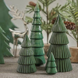 Seasonal & Holiday Decorations Ceramic Holiday Tree // Glazed Winter Green 