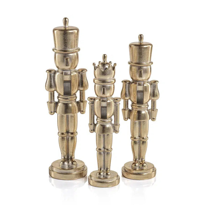 Seasonal & Holiday Decorations Metallic Decorative Nutcracker // Gold 