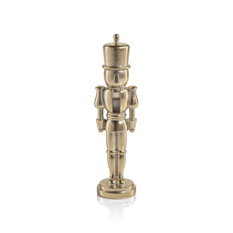 Seasonal & Holiday Decorations Metallic Decorative Nutcracker // Gold Medium 