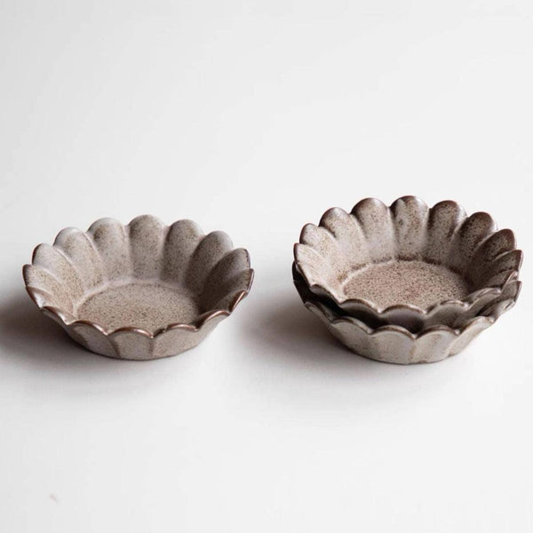  Flower Ceramic Pinch Bowls 