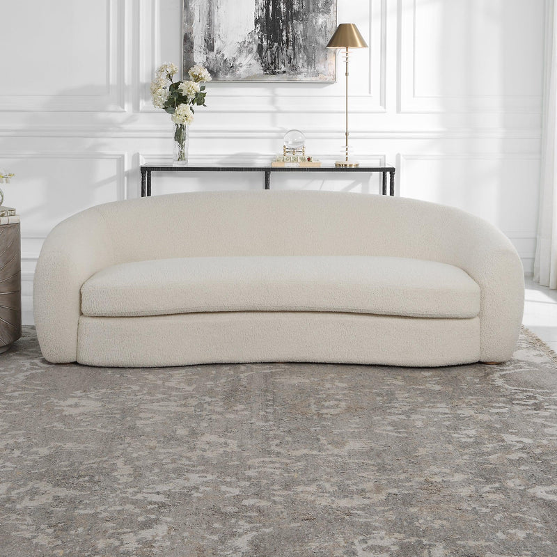 Sofas & Sectionals Capra Art Deco White Sofa 