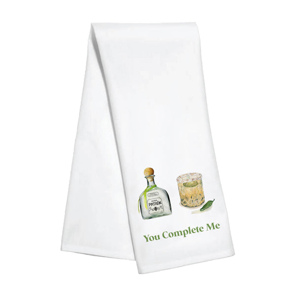 Towels & Cocktail Napkins Kitchen Towel- You Complete Me 