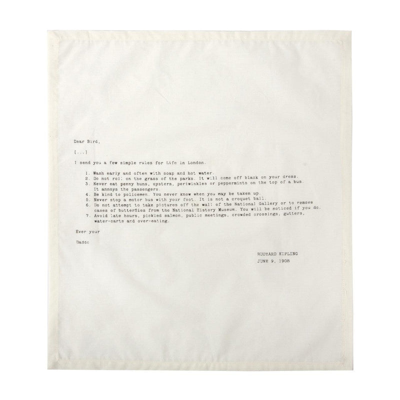 Towels & Cocktail Napkins Letters of Advice Napkins // Set of 4 