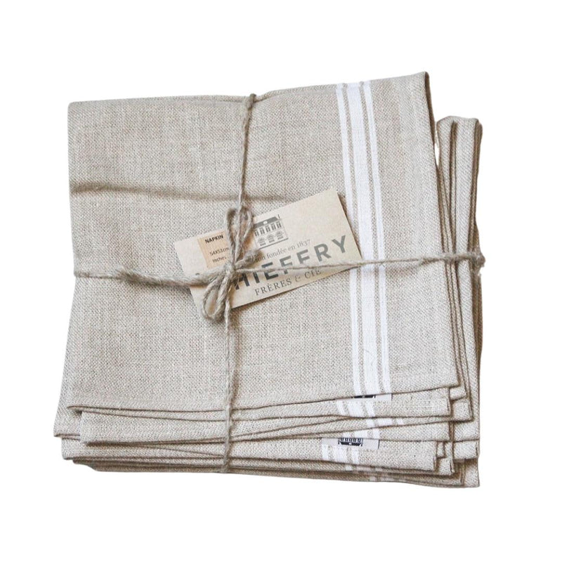 Towels & Cocktail Napkins Thieffry Monogramme Linen Dish Towel // 2 Colors 