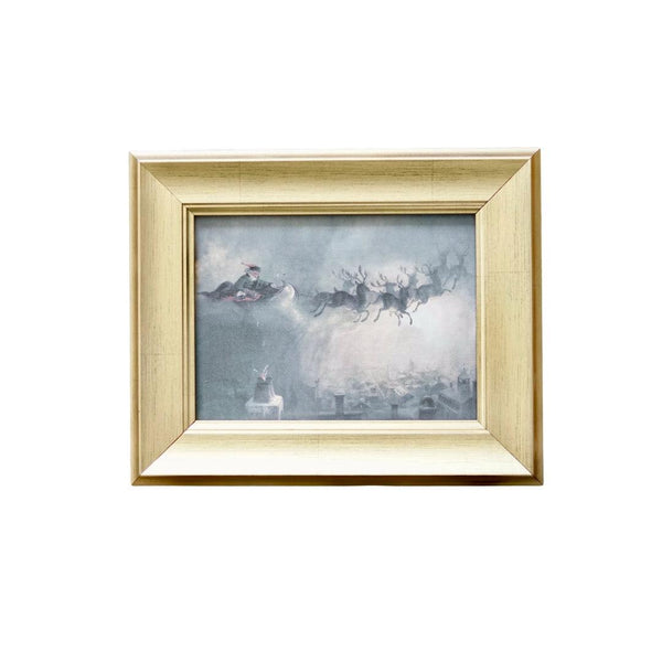Wall Art A Christmas Night Framed Antique Art 