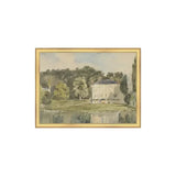 Wall Art View Of Chateau at Folembray Framed Artwork 