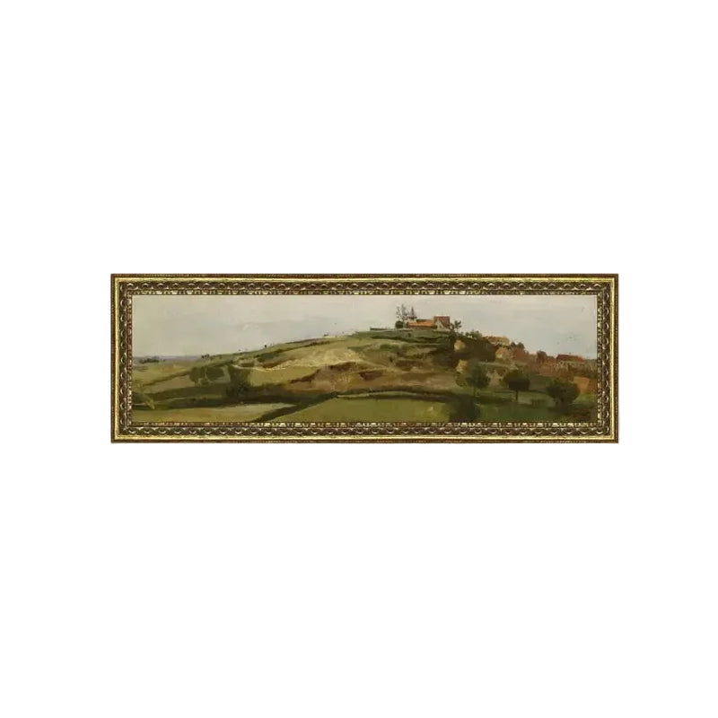 Wall Art View of Lormes // 24" x 8" 