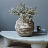  Aldan Studded Cement Vase // XL 