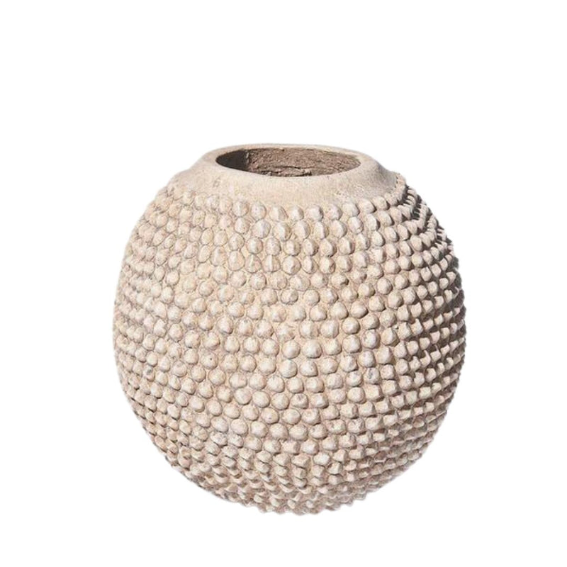 Vases Aldan Studded Cement Vase // XL 