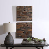 Wall Art Astern Wood Wall Decor, S/2 