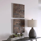 Wall Art Astern Wood Wall Decor, S/2 