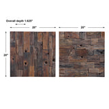 Wall Art Astern Wood Wall Decor, S/2 