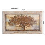 Wall Art Autumn Radiance Sepia Framed Art 