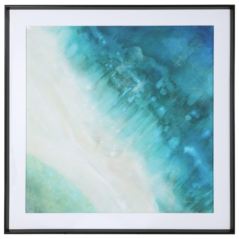 Wall Art Bird's-eye View Coastal Print 