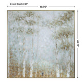 Wall Art Cotton Woods Hand Painted Canvas 
