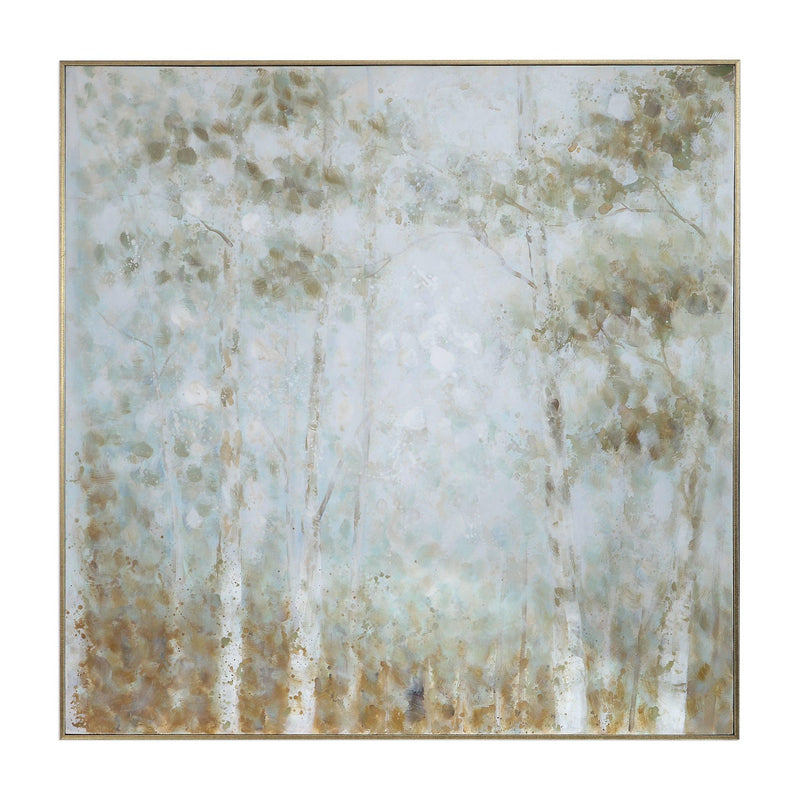 Wall Art Cotton Woods Hand Painted Canvas 