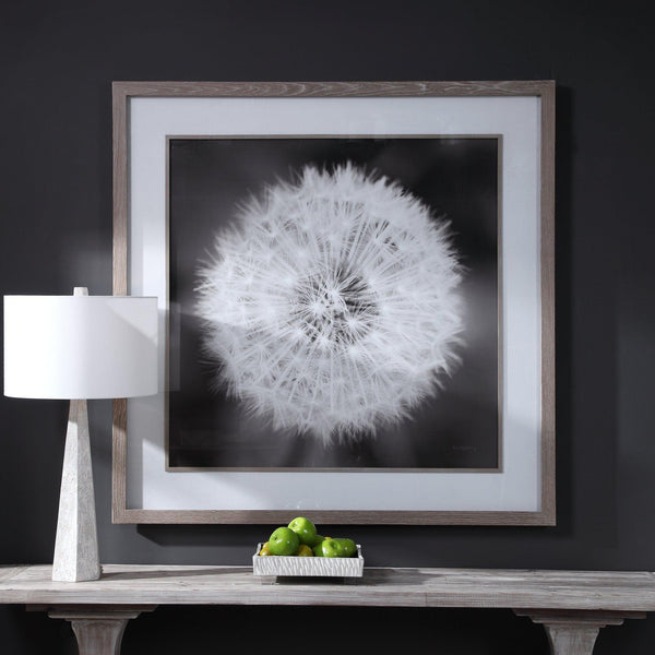 Wall Art Dandelion Seedhead Framed Print 