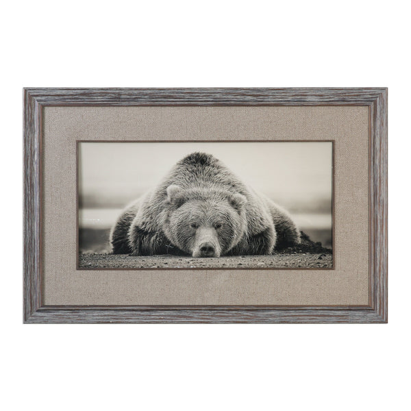 Wall Art Deep Sleep Bear Print 