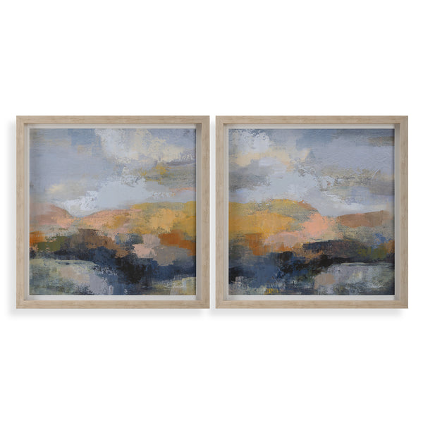 Wall Art Dusk Framed Prints // Set of 2 