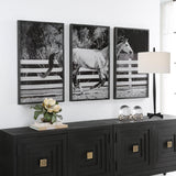 Wall Art Galloping Forward Equine Prints, Set/3 