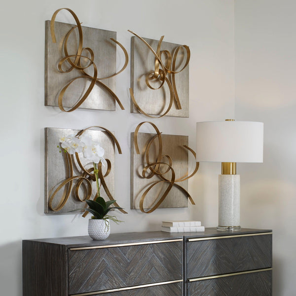 Wall Art Harmony Metal Wall Art, S/2 