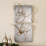 Wall Art Harmony Metal Wall Art, S/2 