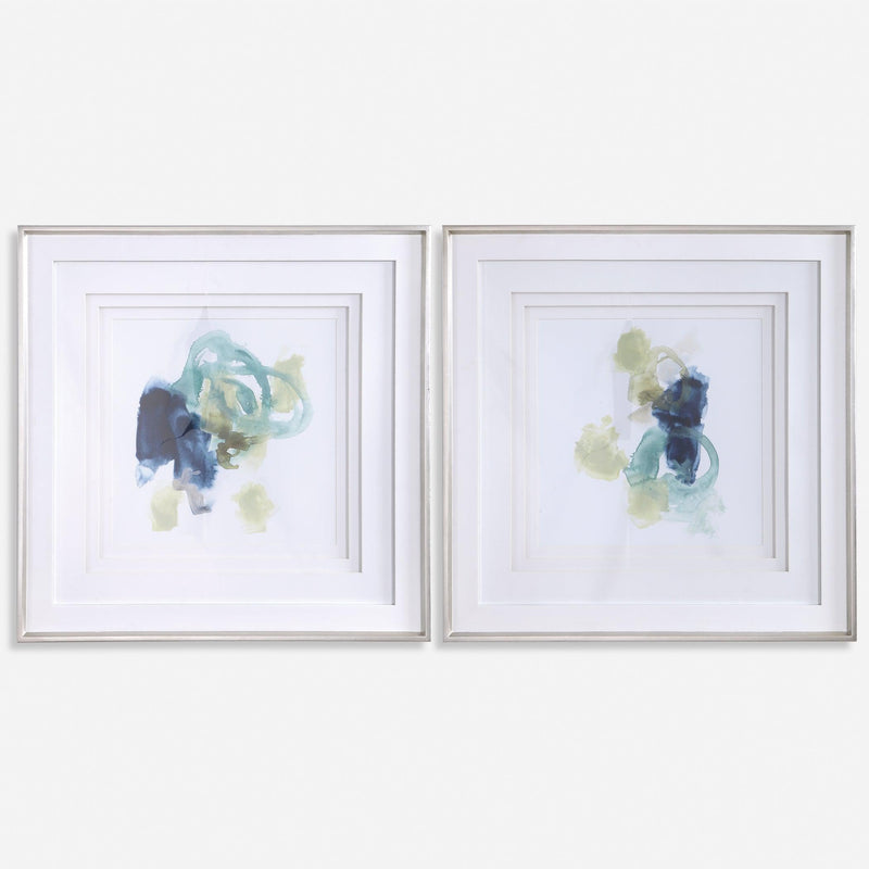 Wall Art Integral Motion Framed Prints, Set/2 