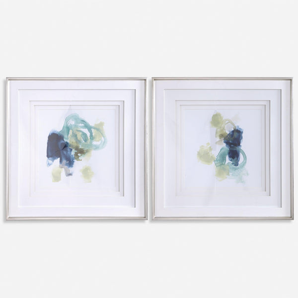 Wall Art Integral Motion Framed Prints, Set/2 