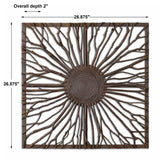 Wall Art Josiah Square Wooden Wall Art 