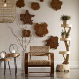 Wall Art Kalani Teak Wall Art Set/3 