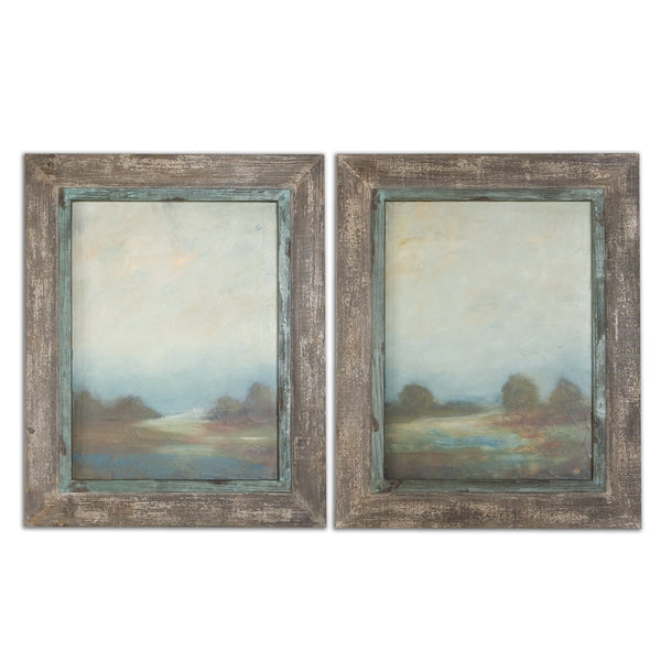 Wall Art Morning Vistas Framed Art, S/2 