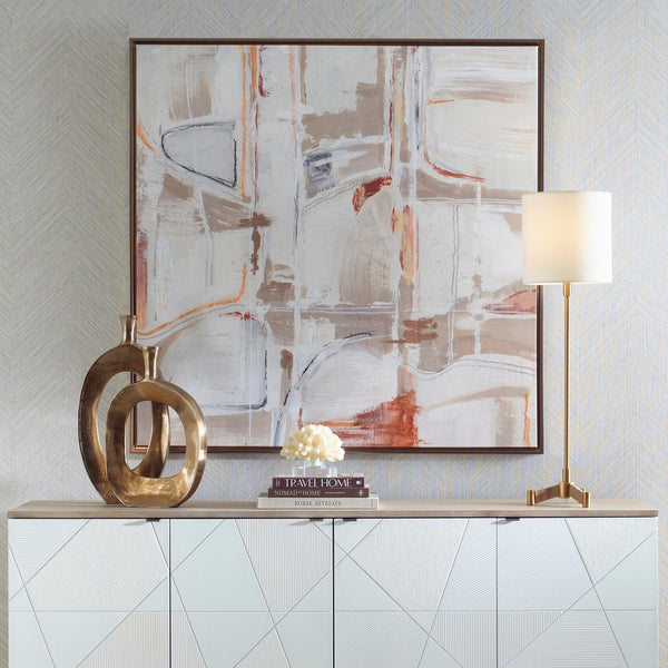 Wall Art Neutral Nirvana Abstract Canvas Art 