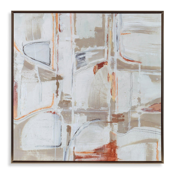 Wall Art Neutral Nirvana Abstract Canvas Art 