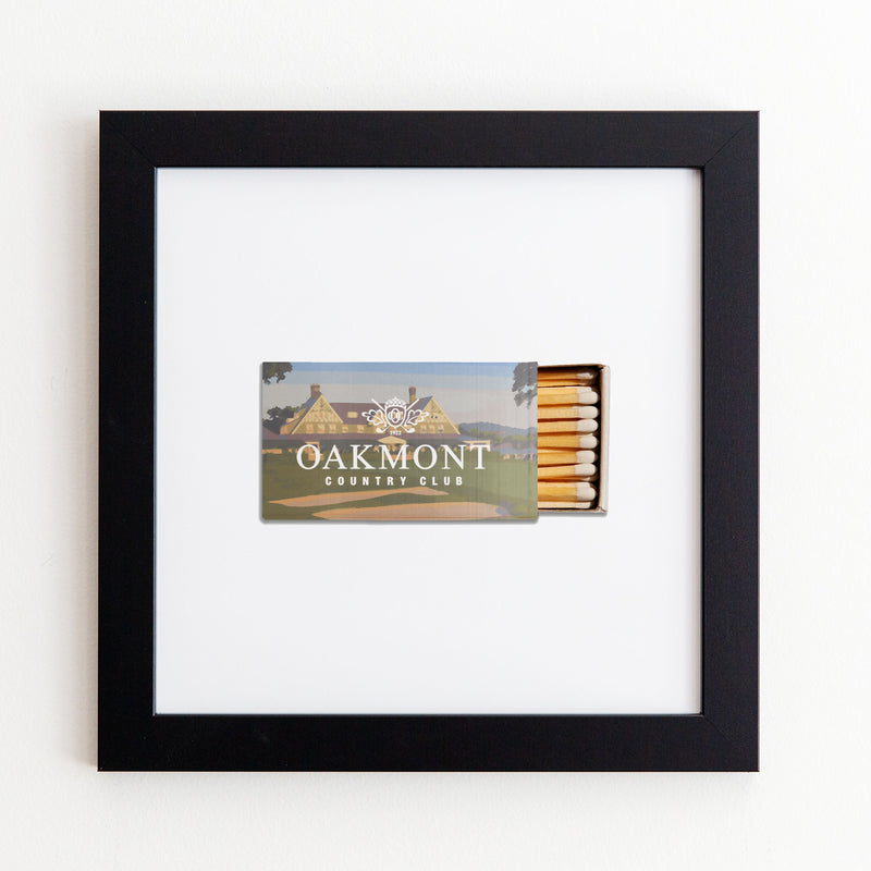 Wall Art Oakmont Country Club: White Frame: $135 