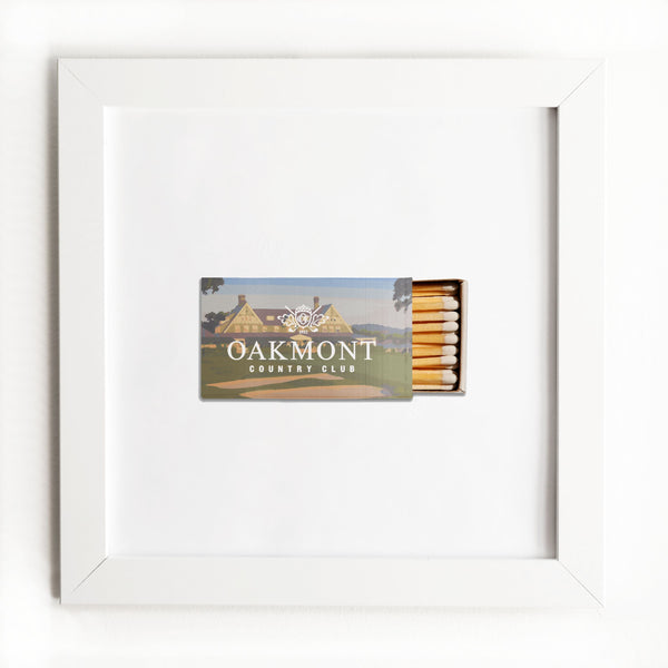 Wall Art Oakmont Country Club: White Frame: $135 